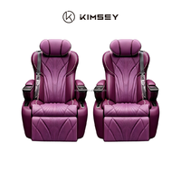 Siège passager VIP modifié en cuir électrique personnalisé JS02A KIMSEY pour Toyota Alphard Vellfire Sienna Granvia