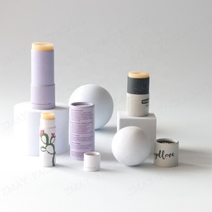 Tubo per balsamo per labbra 5g di cartone kraft organico 100% imballaggi privi di plastica - Product Image 4