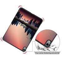 Étui pour iPad Air4 Air5, léger, antichoc, 11 pouces, étui pour tablette avec fonction de veille/réveil automatique, design peint