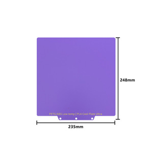 Plaque d'impression Flashforge AD5X 235x248mm, texture ultra fine pour PETG, ABS, PLA, plaque de refroidissement - Product Image 1