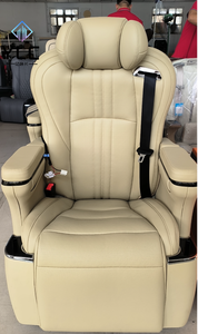 Asientos aerodinámicos de cuero de lujo giratorios de 360 ° para Conversiones de furgonetas Cómodo modelo giratorio de estilo aeronáutico <span class=keywords><strong>Vito</strong></span> Alphard - Product Image 2