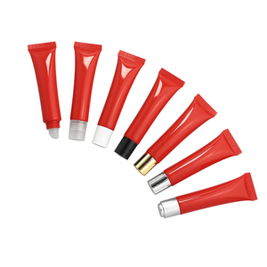Tubo de Crema para Ojos Personalizado Morado, Tubo Flexible de PE de 15 ml, Tapa de Rosca con Color Personalizado, Cabezal de Rodillo de Masaje con Impresión Serigrafiada, Envase Cosmético - Product Image 5