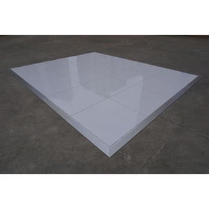 Plancher de danse portable en bois blanc pour décoration de fête en intérieur - Product Image 2