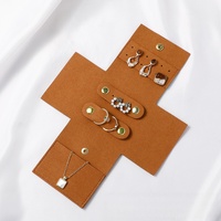 Organisateur de bijoux de voyage portable en microfibre avec logo personnalisé, vert, pliable, pour colliers, bagues, boucles d'oreilles, bracelets