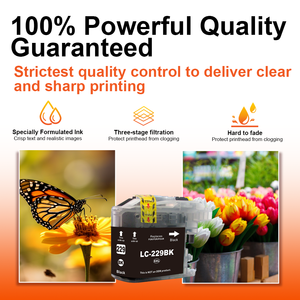 Topjet LC229 lcbrother xxl Premium renk uyumlu mürekkep püskürtmeli mürekkep kartuşu <span class=keywords><strong>Brother</strong></span> <span class=keywords><strong>MFC</strong></span>-J5320DW <span class=keywords><strong>MFC</strong></span>-<span class=keywords><strong>J5620DW</strong></span> <span class=keywords><strong>MFC</strong></span>-J5625DW yazıcı için - Product Image 4