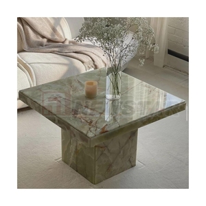 Luxury Design Customize Size Natural Green Coffee Table for Home Living Room Decoration <b>Side</b> - Product Image 1