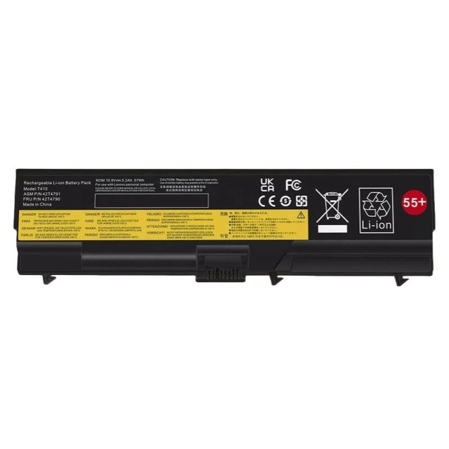 Universal Rechargeable Laptop Battery Factory 55+ for Lenovo OEM ThinkPad T410 T420 T510 T520 W510 W520 SL510 Notebook Battery
