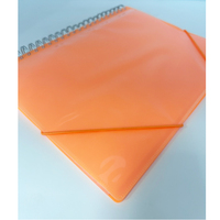 Suministros de papelería A4 PP Cover 20 hojas Display Book Display clearbook Protector transparente Carpeta de documentos transparente