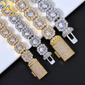 Hip Hop Copper Alloy High End Iced Tennis Cuban <b>Chain</b> Claw Setting 0.3m Plating Anti Non Tarnish Free Fashion <b>Necklaces</b> - Product Image 3