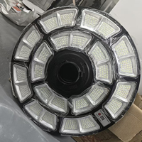 Lampes solaires LED rondes en alliage d'aluminium UFO, étanches IP65, 200W, certifiées ETL, pour jardin et route