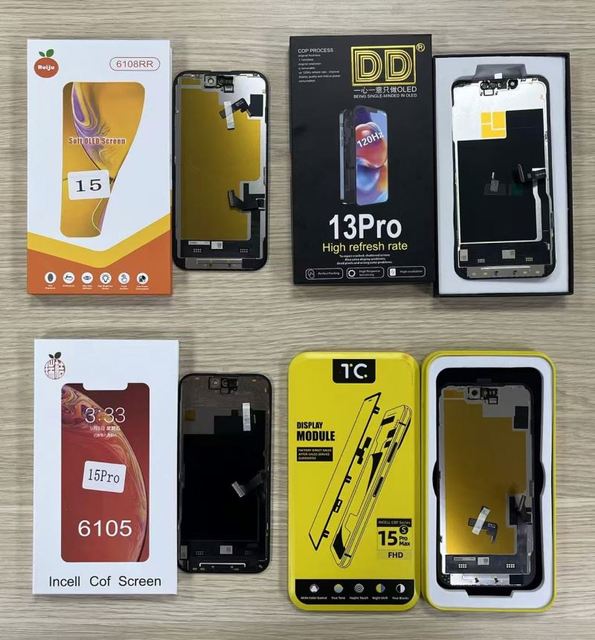 RJ DD TC GX SOFT 120Hz OLED Screen Replacement for All iPhone Models | Factory Direct 13 14 15 16 17 PRO MAX