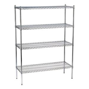 Estante de Alambre Resistente de 250 kg, Estante de Cocina de Acero Inoxidable 201 de 4 Niveles con Certificación NSF - Product Image 1