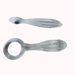 Fabriek Gratis Ontwerp <span class=keywords><strong>Sexy</strong></span> Volwassen Anale Plug Butt Glas <span class=keywords><strong>Dildo</strong></span> Zacht 100% Waterdicht Transparant Voor Vrouwen - Product Image 5