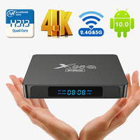 Boîtier TV Android 10.0 X96Q Pro, puce Allwinner H313 Quad Core, 4K, Wifi double bande 2.4G/5G + Ethernet 100M, lecteur multimédia intelligent X96Q Pro