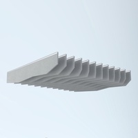 Grands panneaux acoustiques suspendus au plafond en feutre polyester pour appartements, hôpitaux, écoles, écologiques, NRC 1.0