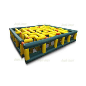 Grande maison hantée gonflable d'extérieur, labyrinthe de jeux <span class=keywords><strong>laser</strong></span> - Product Image 6