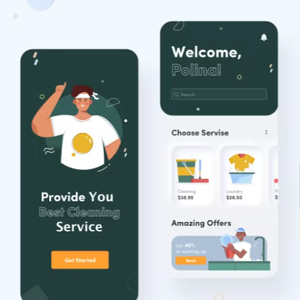 La Mejor Aplicación Móvil para Android e iOS, Soporte Híbrido 24/7, Servicios de Limpieza en Seco y Barrido a Bajo Costo - Product Image 1