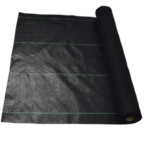 Cảnh quan che phủ mặt đất nặng <span class=keywords><strong>PP</strong></span> dệt cỏ dại hàng rào, đất kiểm soát xói mòn và UV ổn định, nhựa mulch <span class=keywords><strong>Weed</strong></span> khối (4x25ft) - Product Image 5