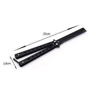 Butterfly Comb Stainless Steel Folding Practice Comb for <b>Creative</b> <b>Gift</b> - Product Image 3