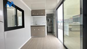 Maison de conteneur sur remorque de 20 pieds sur mesure Semi-hors route Camping-car avec salle de douche <span class=keywords><strong>pour</strong></span> usage familial <span class=keywords><strong>pour</strong></span> bureau ou hôtel - Product Image 3