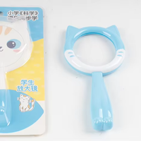 Children Shatterproof Handheld Cartoon Animal Magnifier for Kindergarten Science Experiment Toys, Cute Gift for Kids