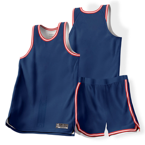 Maillot de basket-ball rétro personnalisé évacuant l'humidité vêtements de basket-ball pour jeunes sublimés - Product Image 1