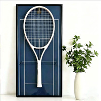 Vitrine murale anti-poussière pour raquette de tennis sans éclairage, cadre de présentation pour objets sportifs