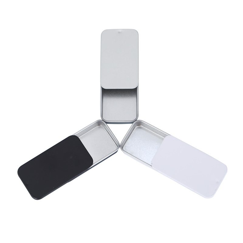 empty cosmetic storage travel portable pills mini candy box fragrance packaging square 10ml 15ml solid perfumes push tin jar