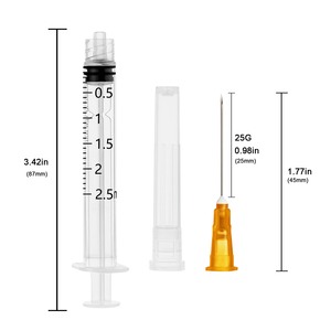 Ensemble de seringues jetables de 1ml Seringue réutilisable de qualité vétérinaire pour les soins des animaux Seringue pour injection de bovins et de volailles Seringue de 5ml - Product Image 6