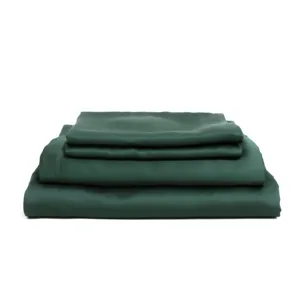 100% 天丝莱赛尔丝绸柔软环保4pcs冷却床单床上用品套装羽绒被套