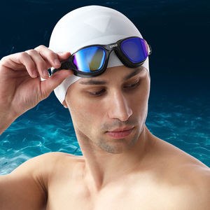 הגעה חדשה משקפי שחייה עם התאמת האף למים משקפי מגן סיליקון אוניברסלי עם מקרה - Product Image 5