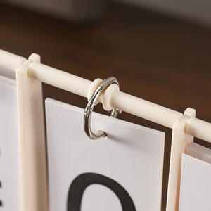 زخرفة منزلية جديدة مكتب زخرفة شهر الوجه تاريخ عرض جدول أعمال سطح المكتب مخطط جدول أعمال خشبي حديث تقويم مستمر - Product Image 5