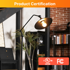 Lampadina <span class=keywords><strong>LED</strong></span> a Filamento Vintage Edison A19 CRI90 AC110-130V 220-240V 2700K 750 Lumen Vetro Satinato Base E26/E27 <span class=keywords><strong>Dimmerabile</strong></span> per Uso Residenziale - Product Image 3
