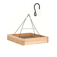 Kit de suspension en câble métallique à 4 brins avec crochets en S et embouts sertis pour mangeoire à oiseaux, panier suspendu, jardin extérieur
