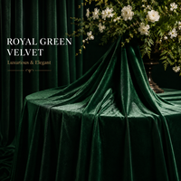 Rideau de fond de scène de mariage en velours vert émeraude de luxe, tissu épais et doux pour la décoration de scène d'événements et de fêtes