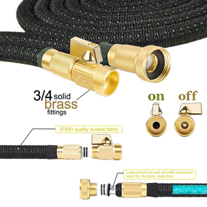 Factory Price 10 Function Nozzle Expandable Soft Portable 3 Layers Latex Retractable <b>Spraying</b> Water - Product Image 2