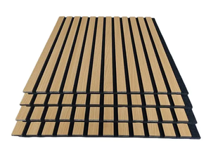 Chinesische 3D-Holzlatten-Wandpaneele Dekorative Schalldämmende Schaumstoff-Akustikwandplatten - Product Image 3