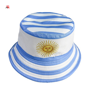 Chapeau Bob Imprimé Drapeau National <span class=keywords><strong>de</strong></span> l'Argentine 2026 – Porté des Deux Côtés – Idéal pour les Matchs <span class=keywords><strong>de</strong></span> Football - Product Image 6