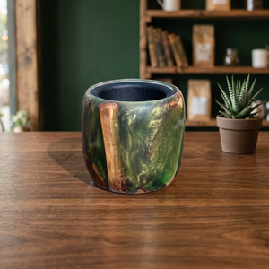 Brûleur Bakhoor en résine et bois magnifiquement conçu pour le Ramadan, l'Aïd et un usage domestique - Product Image 1