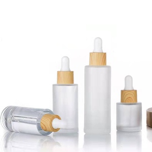 Phẳng Vai Tinh Dầu Dropper ChaI 20 30 40 50 60 80 100 120 Ml Rõ Ràng Frosted Glass Bottle Với Dropper Gỗ Nhìn Cape - Product Image 5