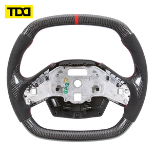 Volante de Fibra de Carbono Real Fabricado en Fábrica TDD para Chevrolet Corvette C8 16-19 - Product Image 4