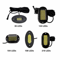 Kit d'éclairage LED tout-terrain universel RGBW ambre blanc, étanche, pour camion, VTT, UTV, SUV