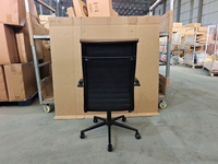 Chaise de bureau pivotante de direction en cuir marron de haute qualité