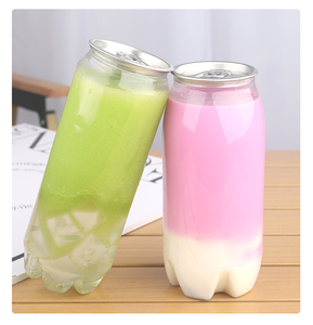 Vasos de Plástico PET Transparentes Personalizados de 330 ml y 500 ml, Latas Vacías Transparentes para Jugo, Café, Bebidas, Refrescos, Máquina Selladora - Product Image 5