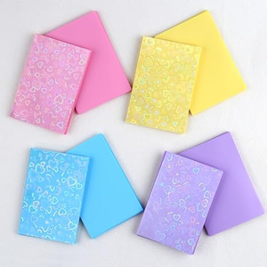 Pochettes pour cartes holographiques laser transparentes en PP de haute qualité 61*91mm, 50 pièces, multicolores, pour cartes à collectionner Kpop - Product Image 1