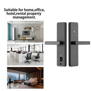 Cerradura Inteligente para Puerta con Huella Dactilar, Contraseña, Tarjeta IC, Llave, Desbloqueo Remoto por Aplicación, Cerraduras Electrónicas para Hogar y Hotel - Product Image 2