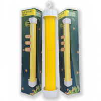 GLO Bâton anti-mouches Bâton de colle jaune Briller dans la nuit Lutte antiparasitaire