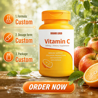 Capsules de Vitamine C de Haute Qualité à Marque Blanche OEM, Soutien Immunitaire et Antioxydant pour Adultes, Certifiées GMP/NSF, Durée de Conservation de 24 Mois