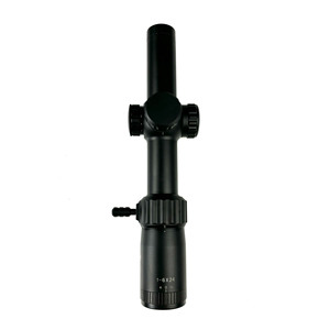 Mira Telescópica de Caza de Aluminio Negra de Ultra Alta Definición <span class=keywords><strong>1</strong></span>-6x24 de Calidad Internacional, Iluminación Roja, Base de Montaje de 30 mm, Resistente a Impactos - Product Image 3