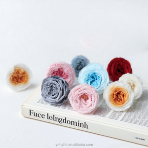 Venta Caliente, Cabezas de Rosas Preservadas de Grado A de 2-3 cm, Flores Eternas de Austin para Manualidades, Decoración del Hogar, Bodas, Navidad - Product Image 1